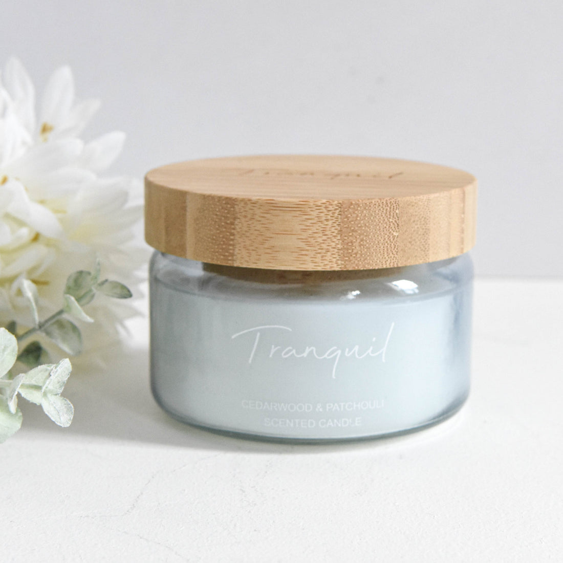 Tranquil Small Candle with Bamboo Lid