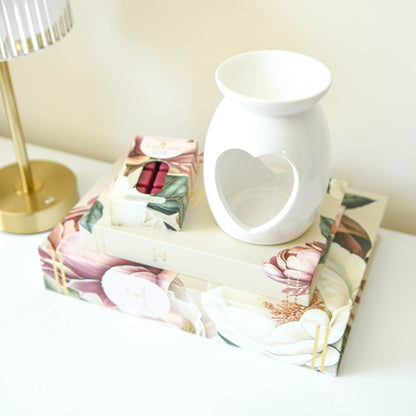 White Heart Oil &amp; Wax Warmer