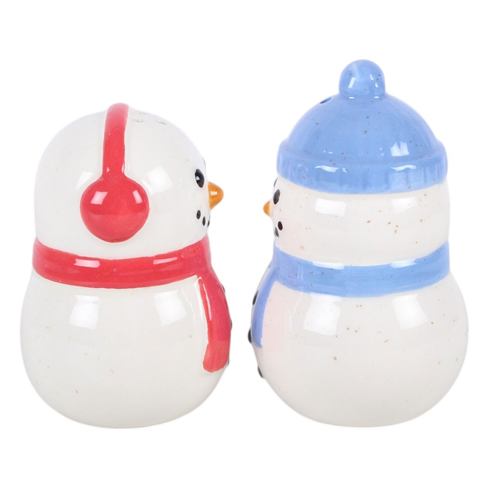 Winter Snowman Salt &amp; Pepper Shakers