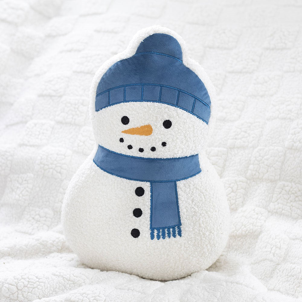 Snowman Shaped Boucle Cushion