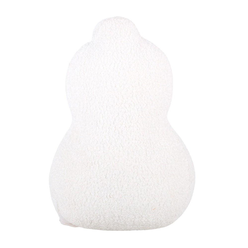 Snowman Shaped Boucle Cushion