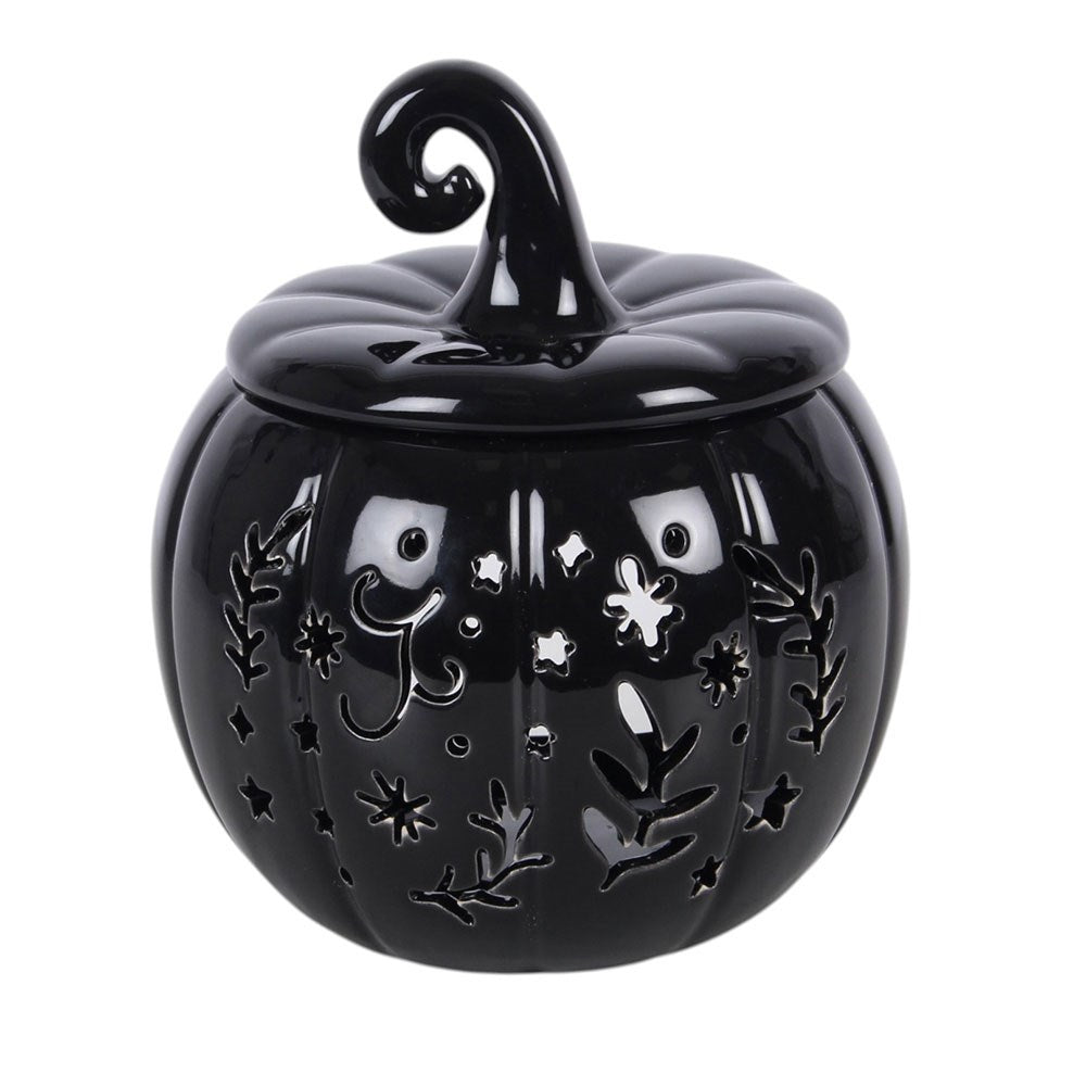 Black Folk Pumpkin Oil Burner &amp; Wax Warmer
