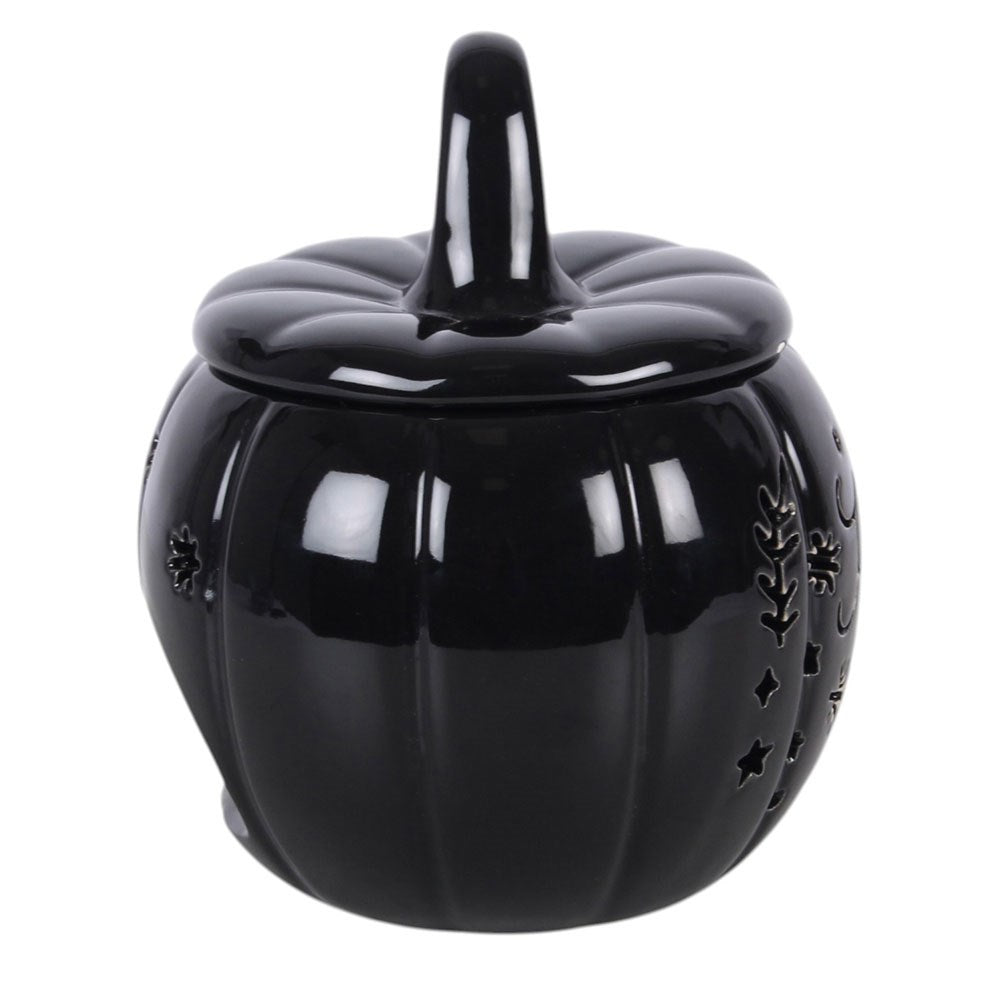 Black Folk Pumpkin Oil Burner &amp; Wax Warmer