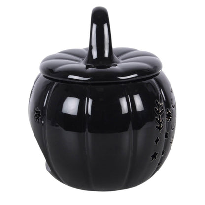 Black Folk Pumpkin Oil Burner &amp; Wax Warmer