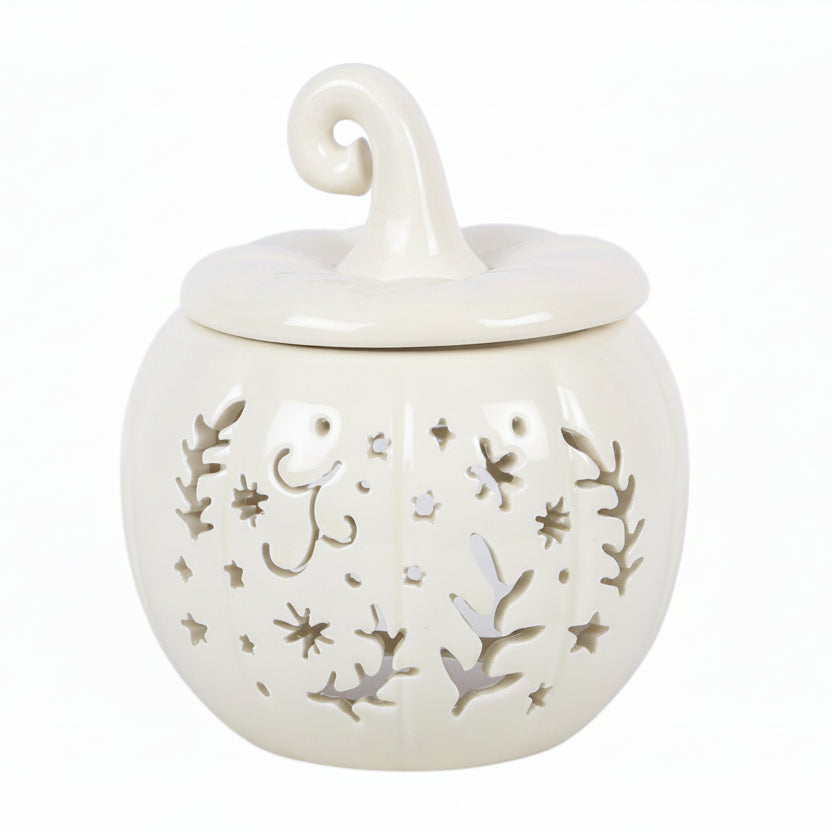 Cream Folk Pumpkin Oil Burner &amp; Wax Warmer