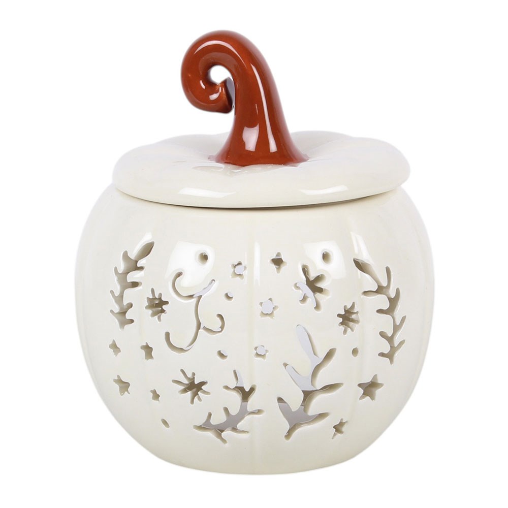 Cream Folk Pumpkin Oil Burner &amp; Wax Warmer