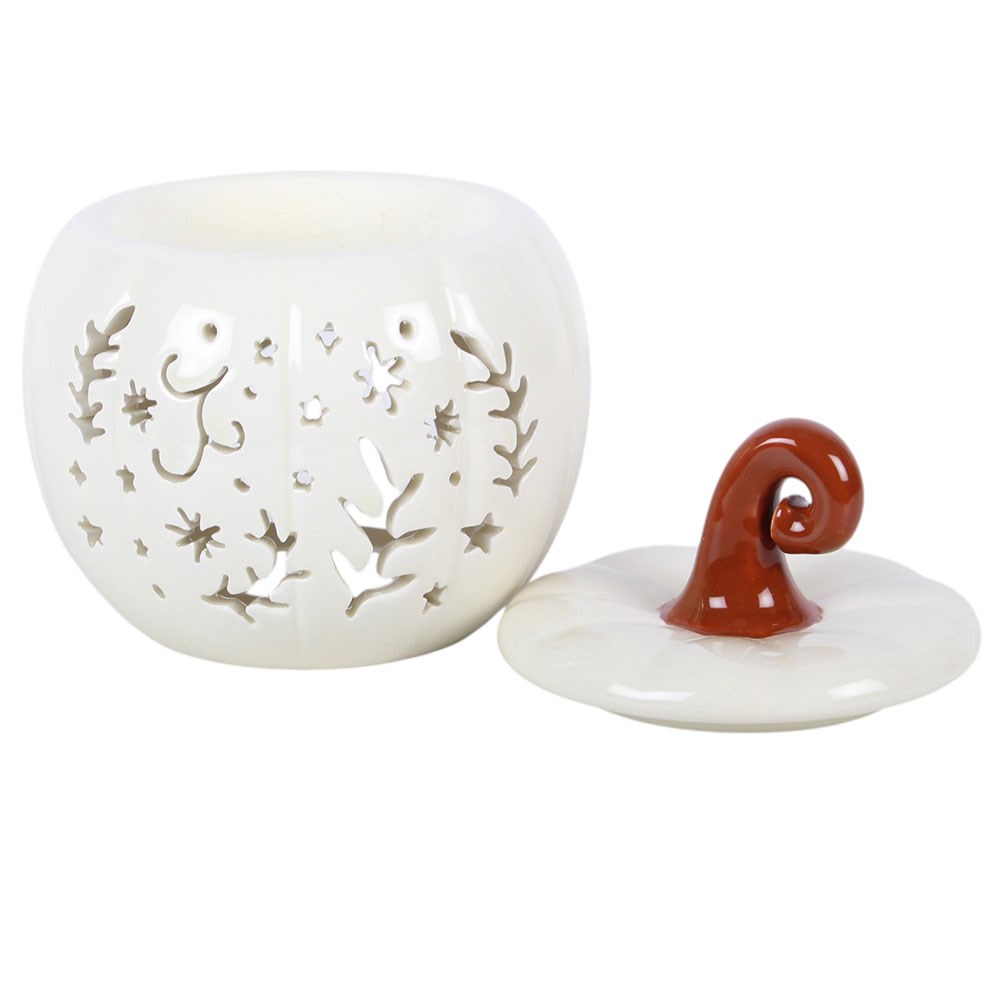 Cream Folk Pumpkin Oil Burner &amp; Wax Warmer