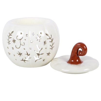 Cream Folk Pumpkin Oil Burner &amp; Wax Warmer