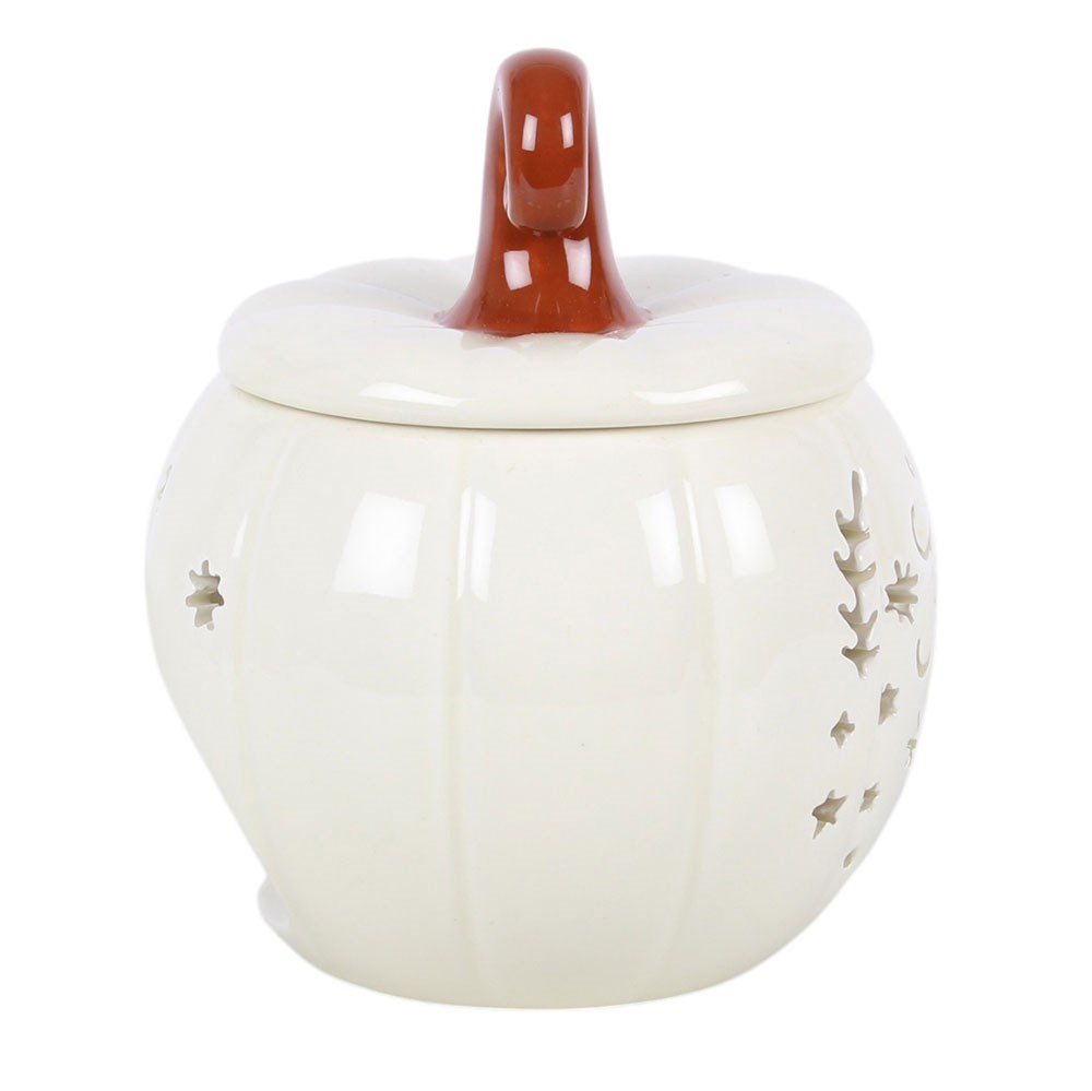 Cream Folk Pumpkin Oil Burner &amp; Wax Warmer