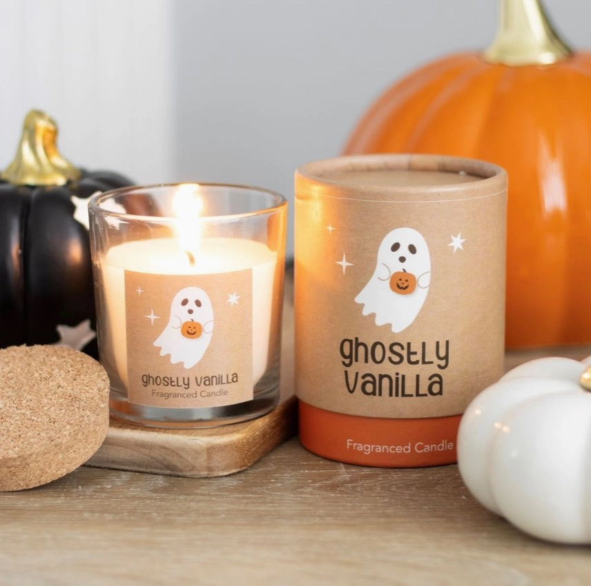 Ghostly Vanilla Scented Candle