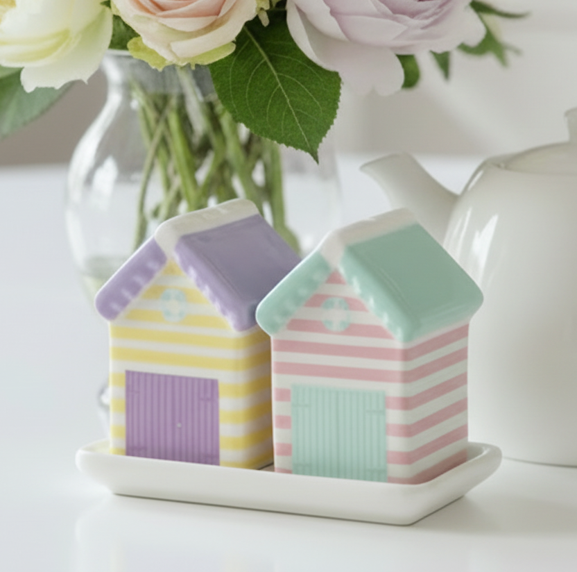 Beach Hut Salt &amp; Pepper Shakers