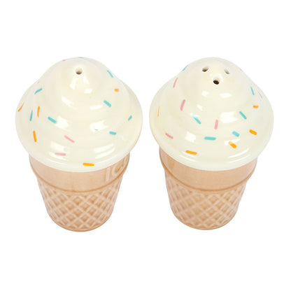Ice Cream Cone Salt &amp; Pepper Shakers