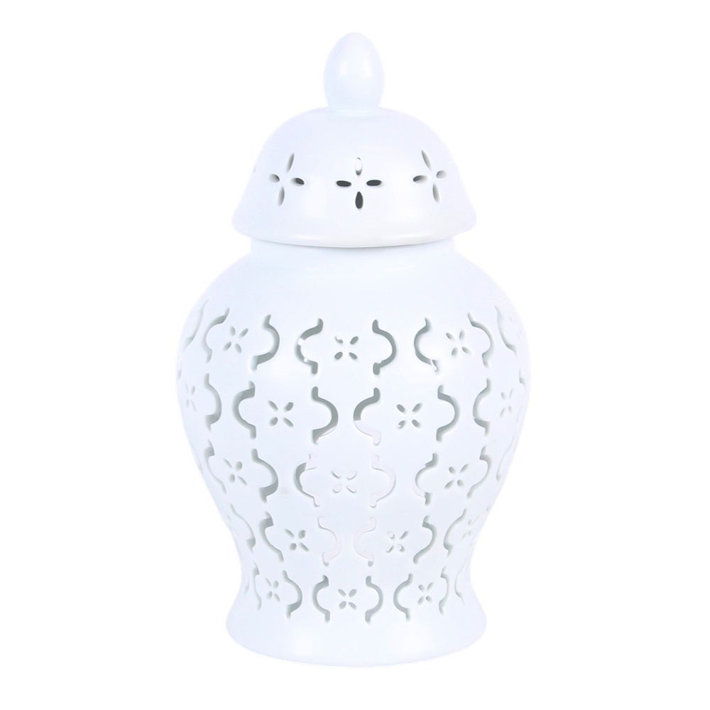 Moroccan Lantern Cut Out Oil Burner &amp; Wax Warmer