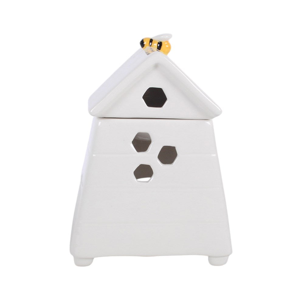 White Beehive Oil Burner &amp; Wax Warmer