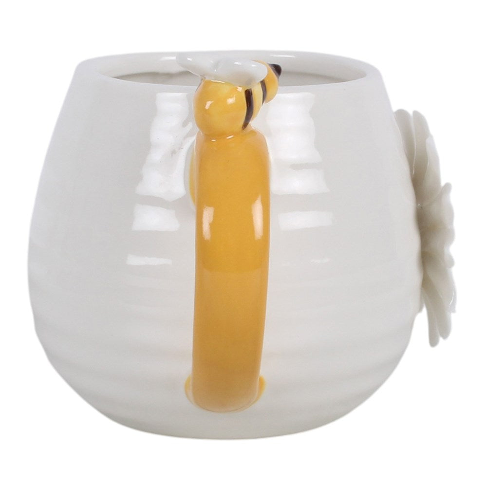 3D Daisy &amp; Honey Bee Mug