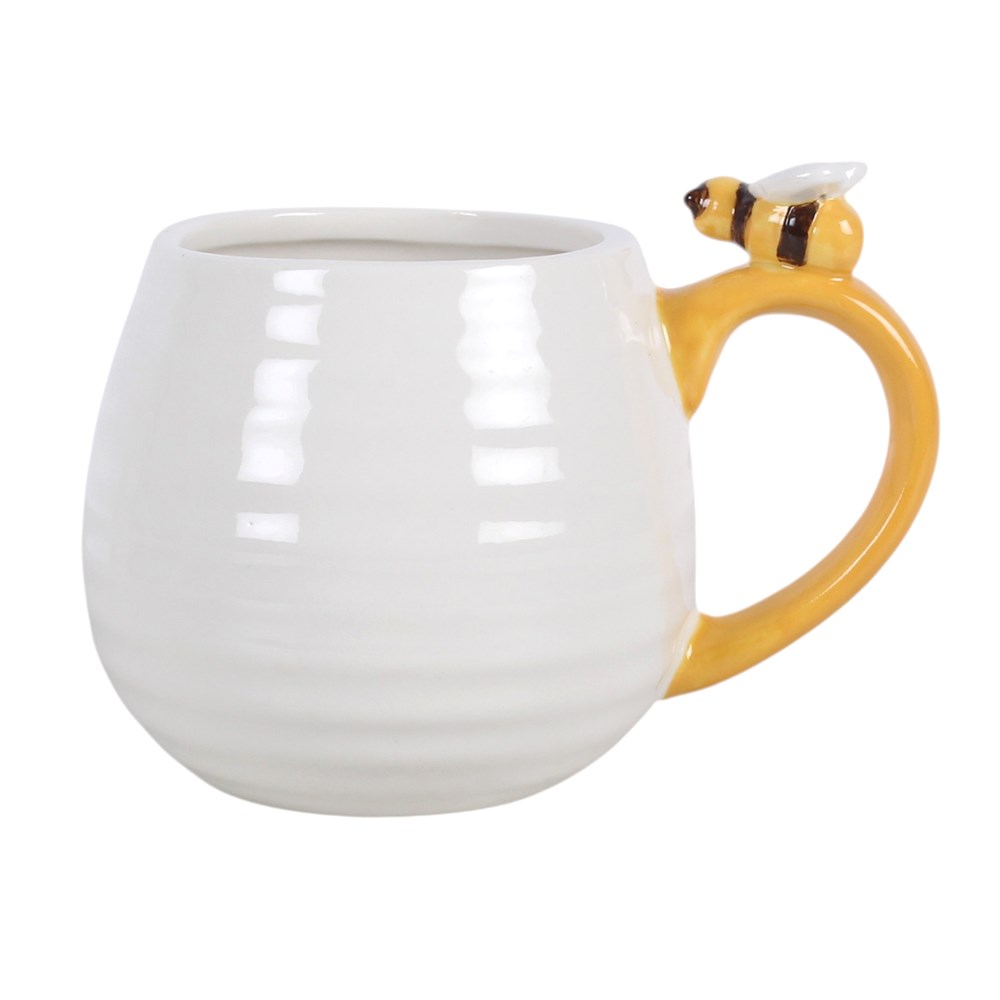 3D Daisy &amp; Honey Bee Mug