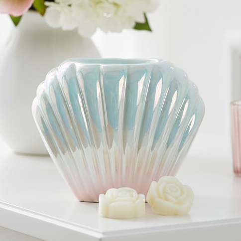 Iridescent Shell Oil Burner