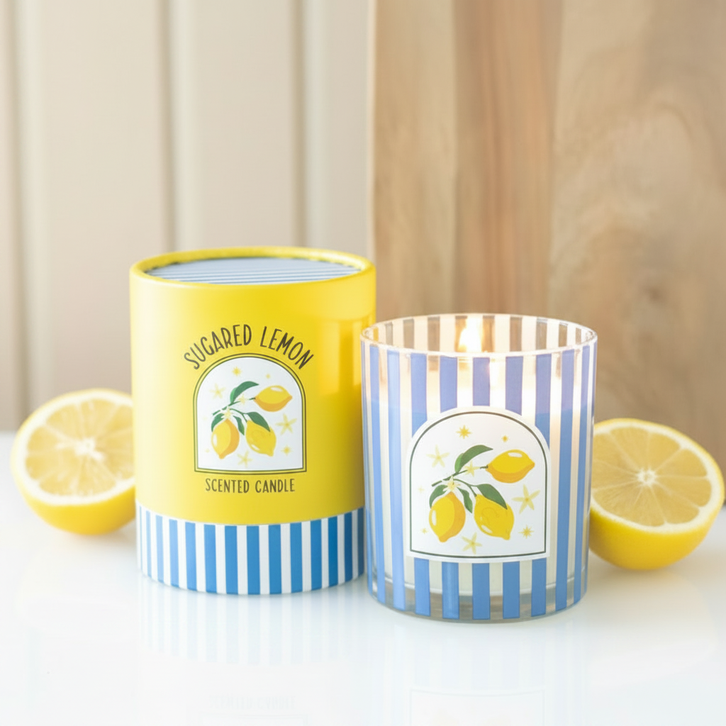 Sugared Lemon Scented Candle