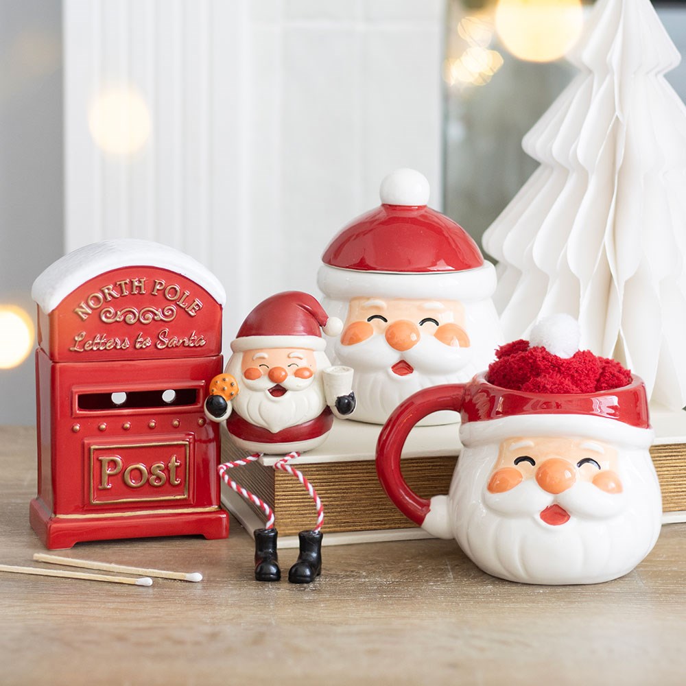 Jolly Santa Christmas Mug &amp; Socks Set
