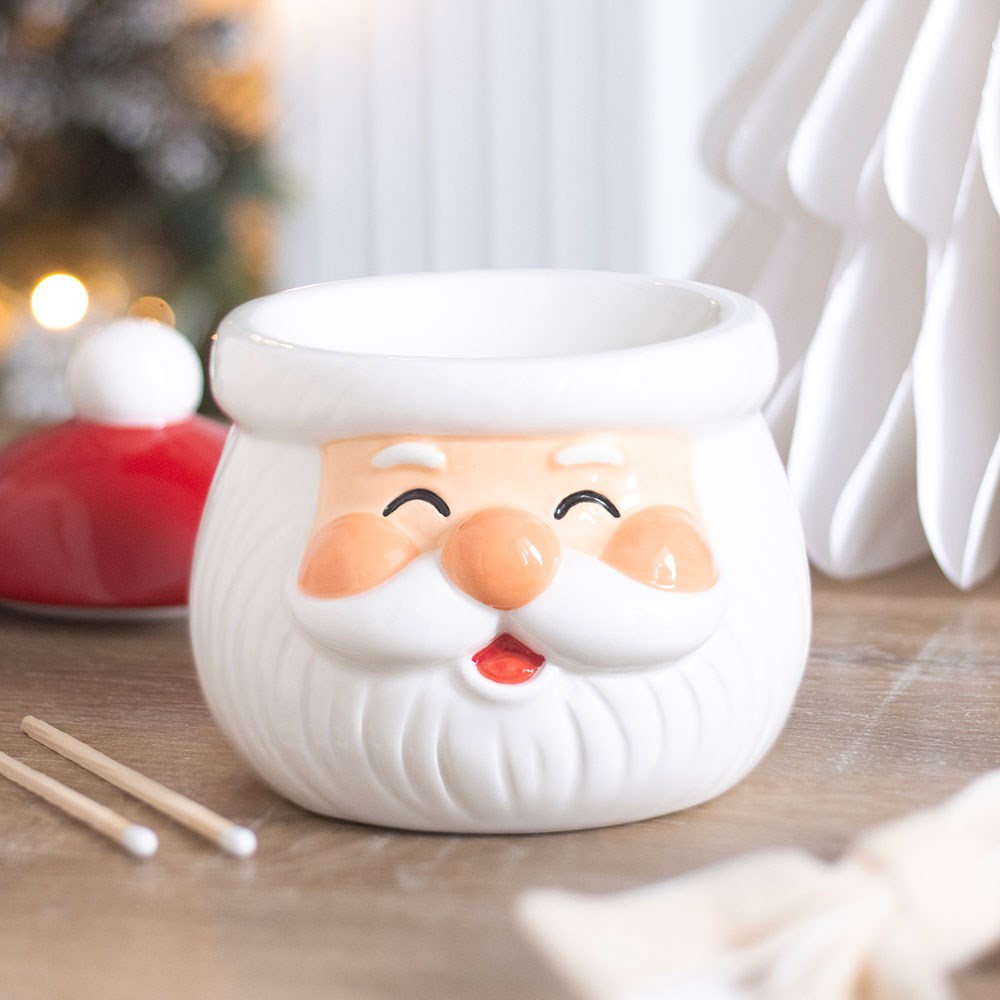 Jolly Santa Christmas Oil Burner &amp; Wax Warmer
