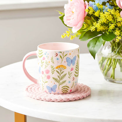 Luna Bloom Floral Print Mug
