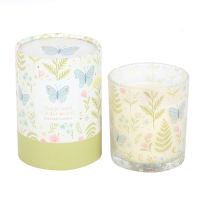Luna Bloom Butterfly Sage &amp; Cedarwood Candle