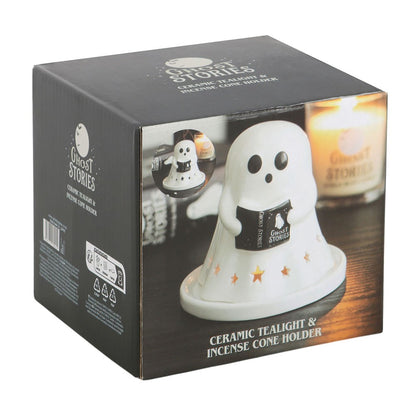 Ghost Stories Tealight &amp; Incense Cone Holder