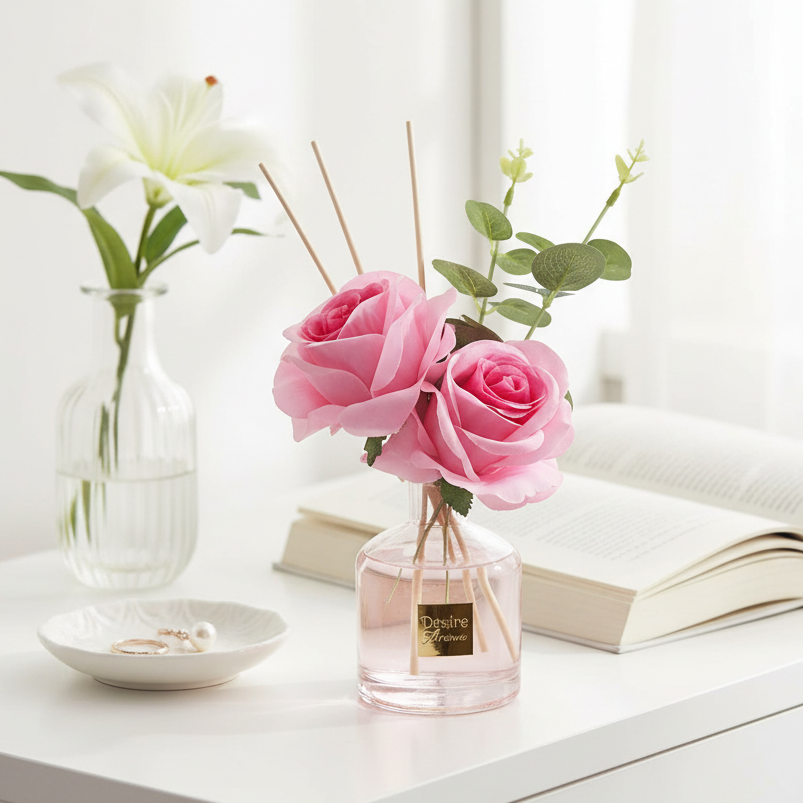 Pink Rose Reed Diffuser