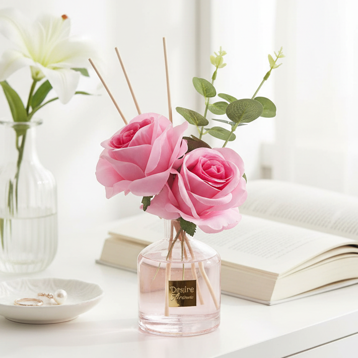 Pink Rose Reed Diffuser