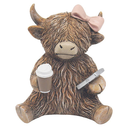 Coffeeholic Highland Cow