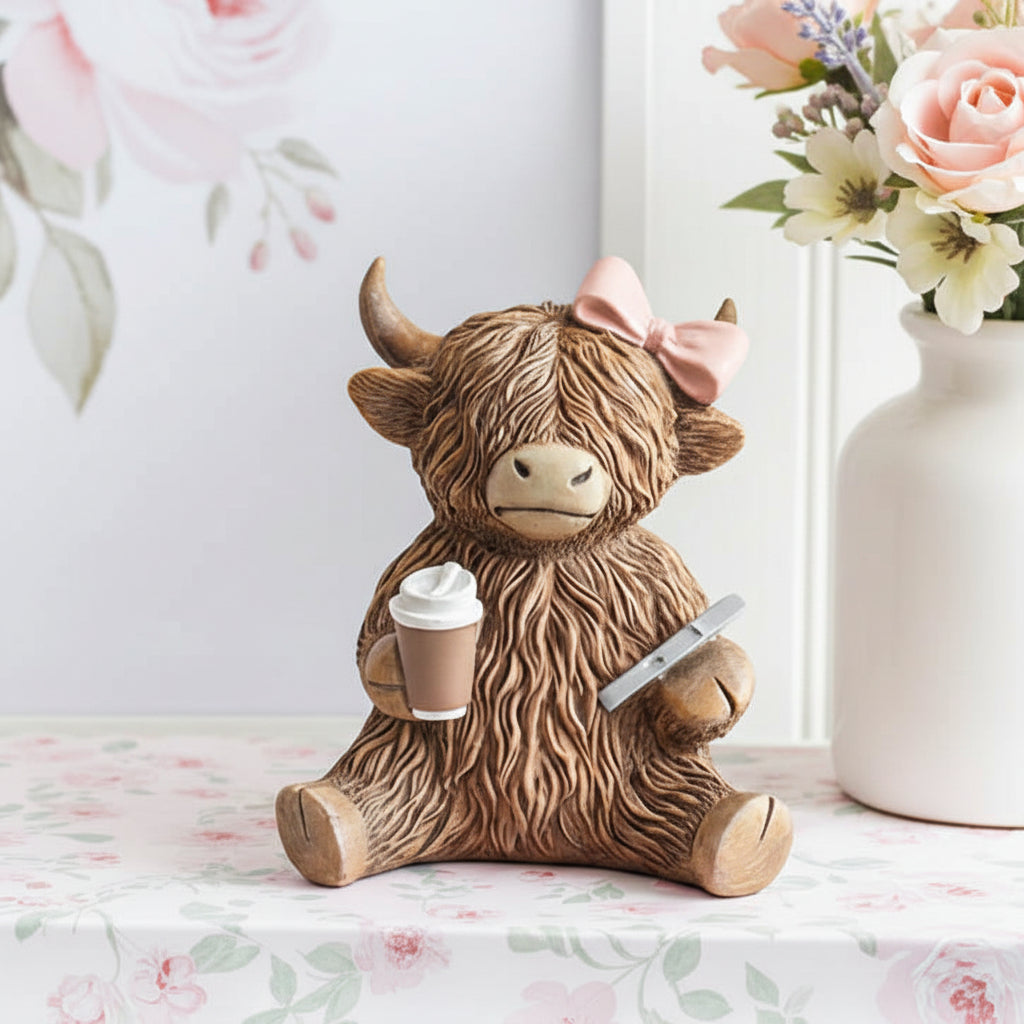 Coffeeholic Highland Cow