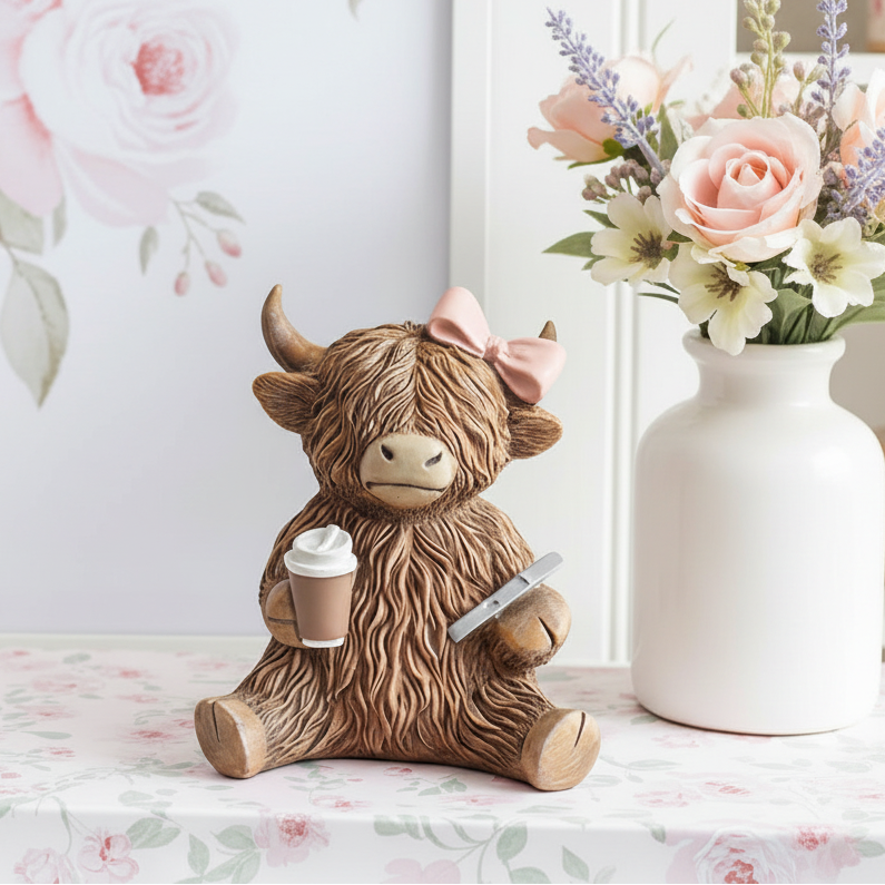 Coffeeholic Highland Cow