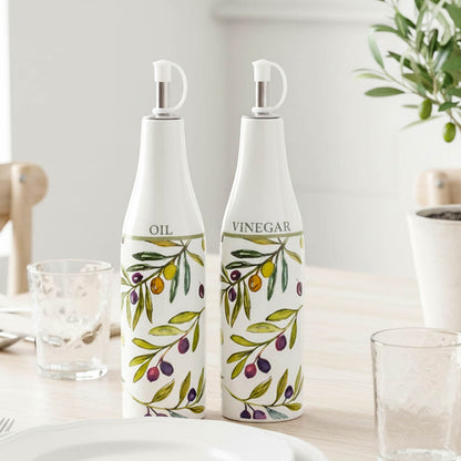Olive Grove Oil &amp; Vinegar Bottle Set