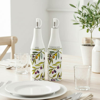 Olive Grove Oil &amp; Vinegar Bottle Set