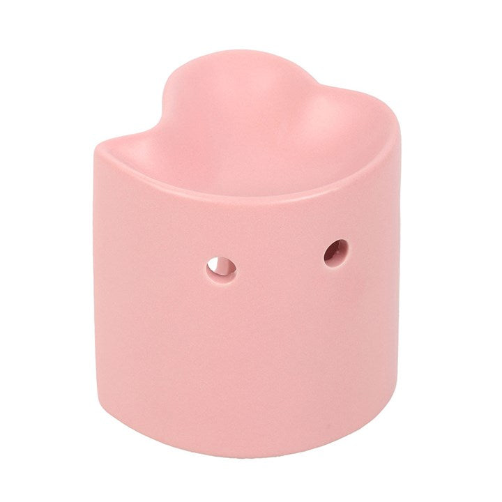 Small Pink Heart Oil Burner