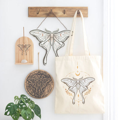 Luna Moth Polycotton Tote Bag