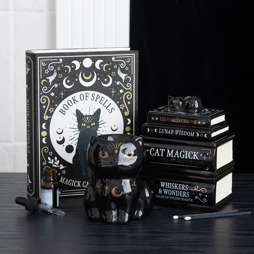 Black Cat Magick Book of Spells Storage Book