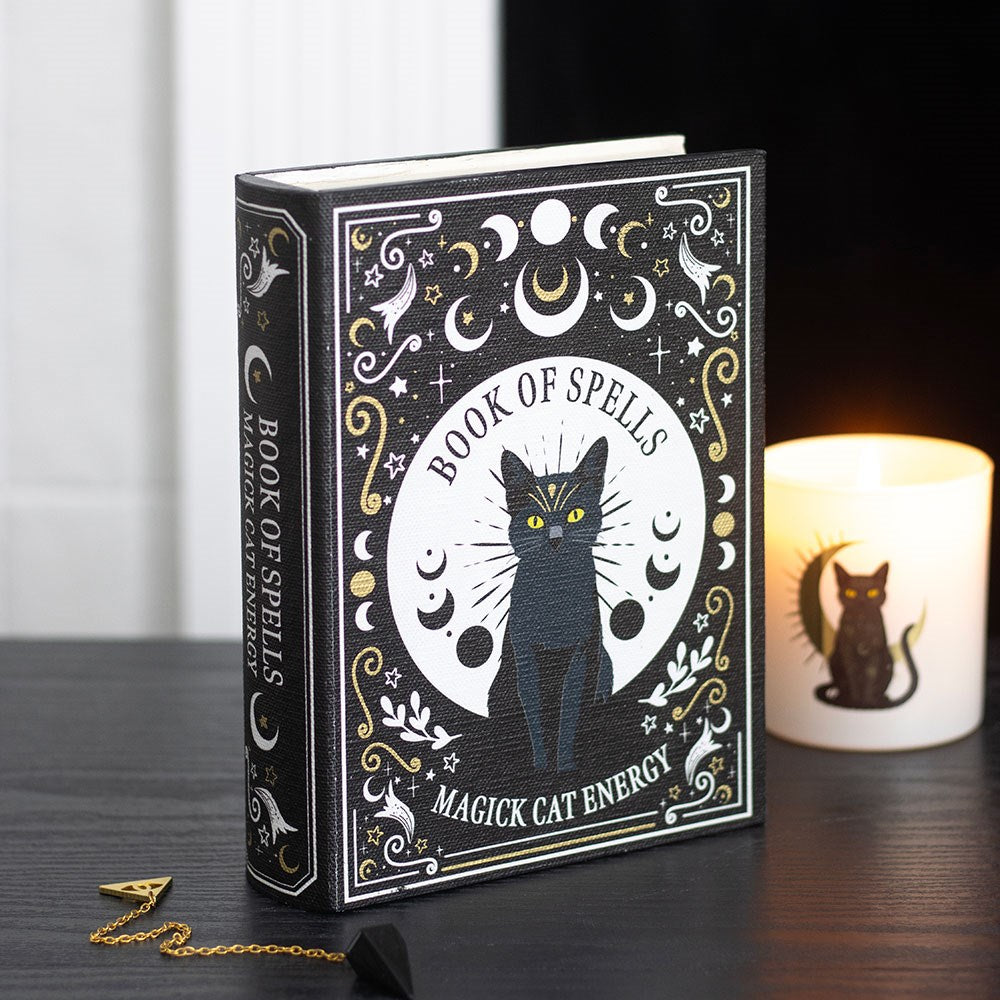 Black Cat Magick Book of Spells Storage Book