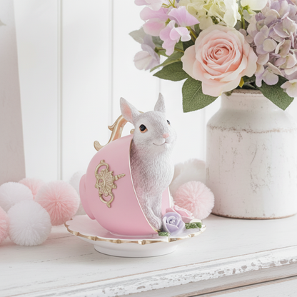 Teacup Rabbit Figurine