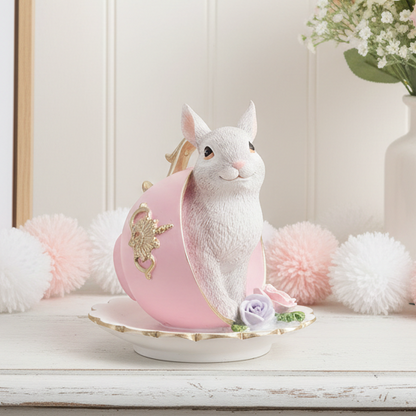 Teacup Rabbit Figurine