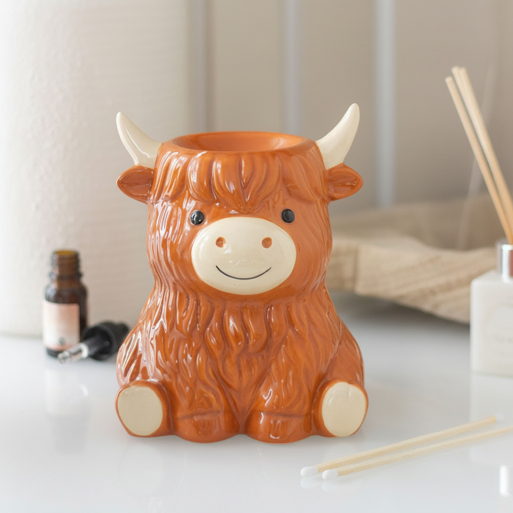 Highland Cow Oil Burner &amp; Wax Warmer
