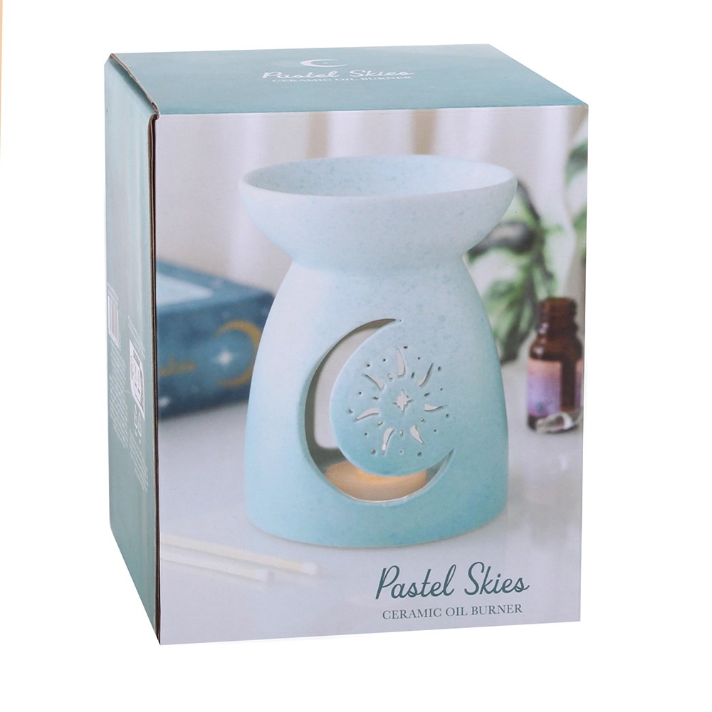 Blue Moon Cutout Oil Burner