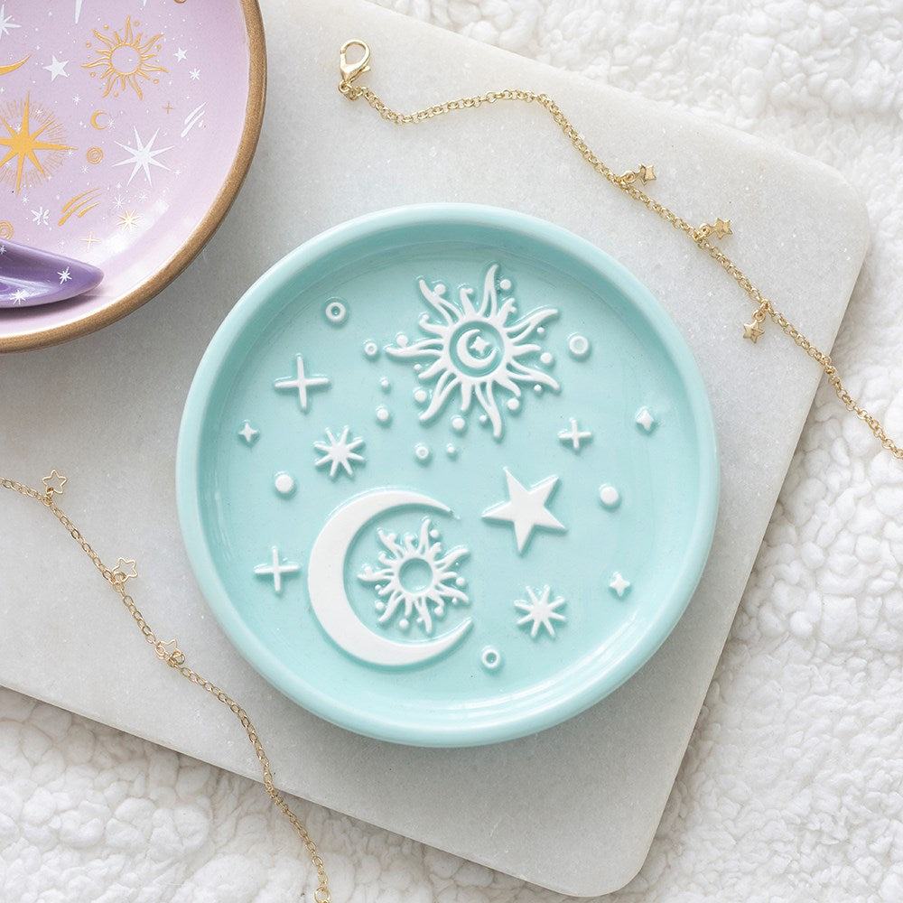 Blue Moon &amp; Sun Trinket Dish