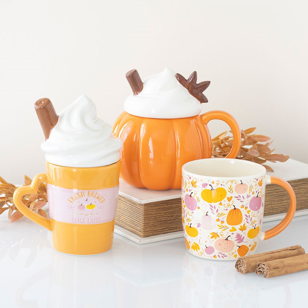 Freshly Brewed Pumpkin Spice Latte Mug
