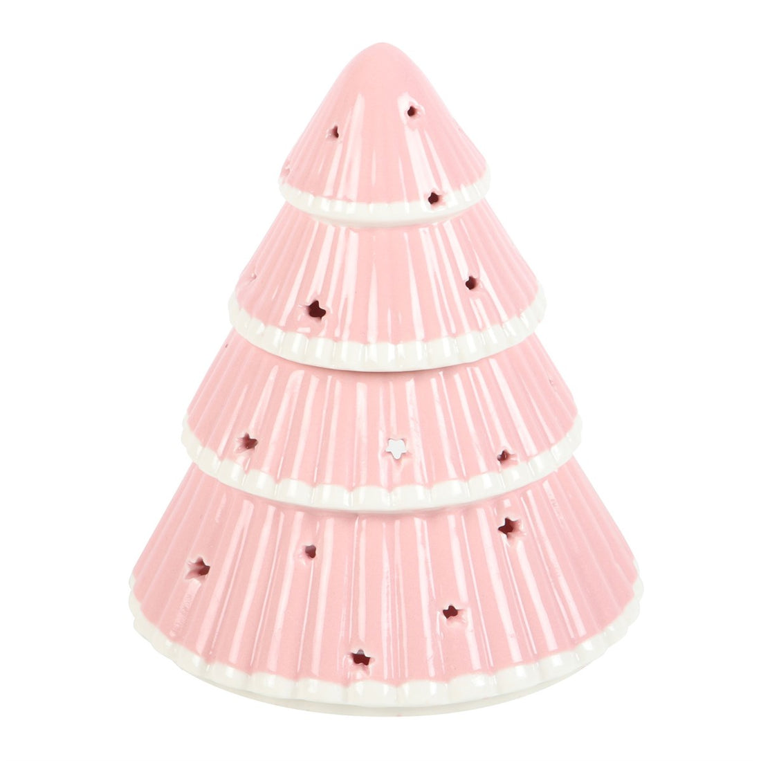 Pink Christmas Tree Ceramic Oil &amp; Wax Warmer