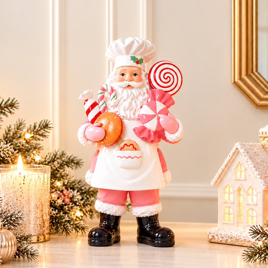 Whimsical Wonderland Father Christmas Figurine