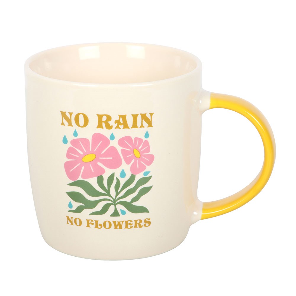 No Rain, No Flowers Mug