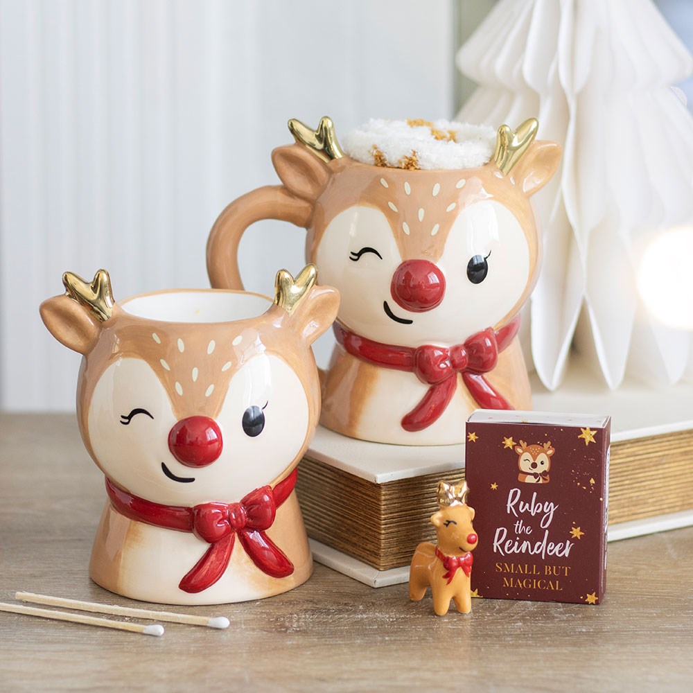 Ruby The Reindeer Mug &amp; Socks Set