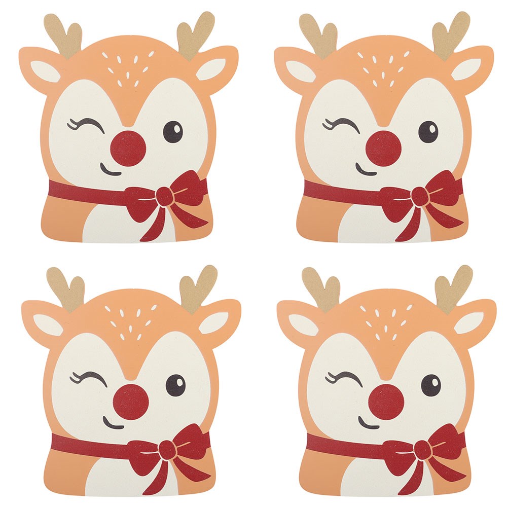 Ruby The Reindeer Coaster Set