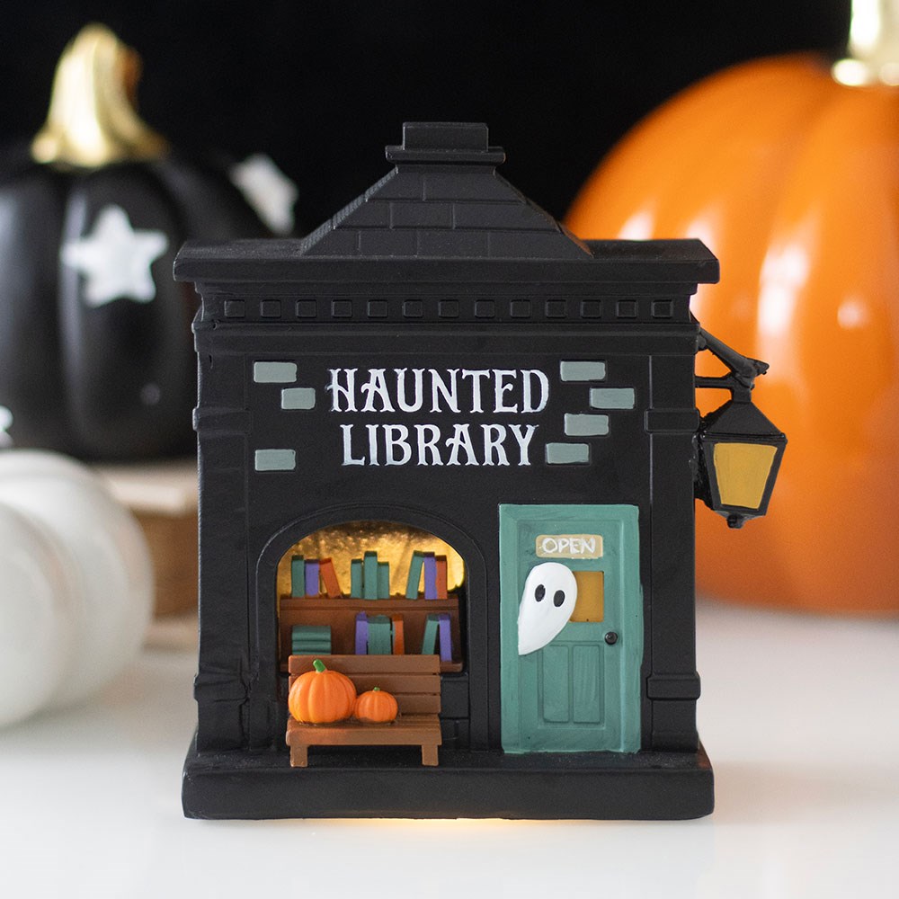 Haunted Library Light Up Decoration